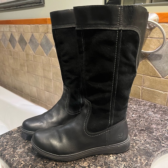 TIMBERLAND- LEATHER RIDING BOOTS - Picture 2 of 8